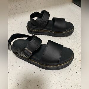 Dr. Martens platform Black Sandals